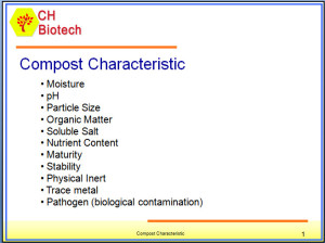 Organic Compost Characteristic